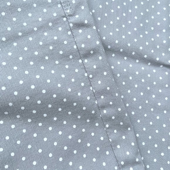 Like new AG gray/light blue with white dot Stevie ankle slim straight si… - Picture 5 of 7